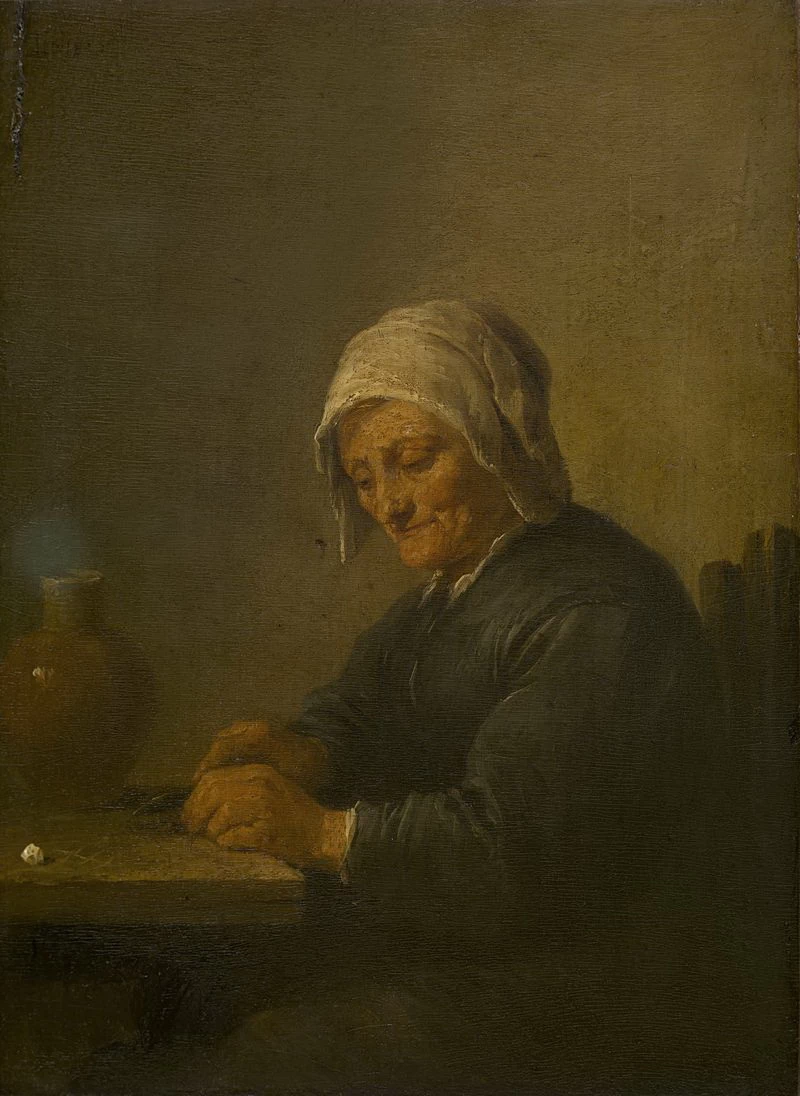 Una donna che prepara il tabacco - Royal Museum of Fine Arts Antwerp